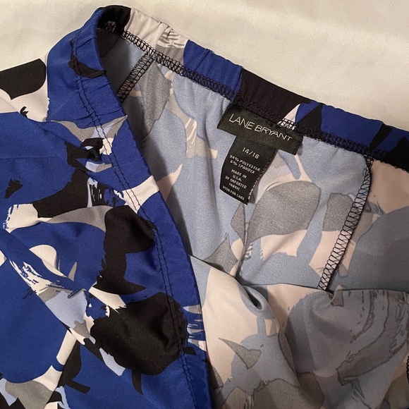 Lane Bryant blue/black/white skirt - Picture 4 of 4